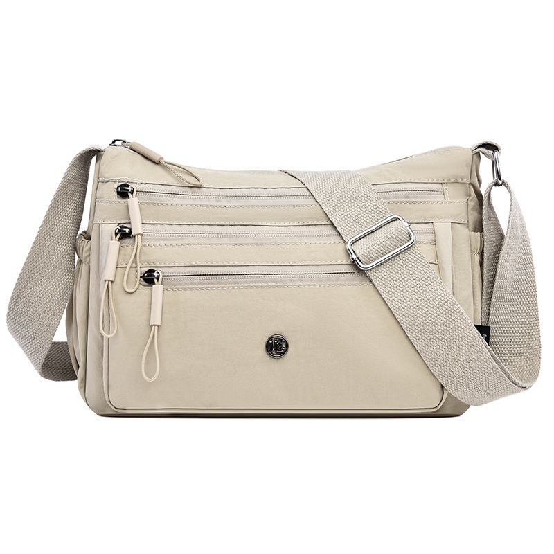 Casual Crossbody Bag for Women 2025 Summer New Arrival Large Capacity Lightweight Multi-Compartment Handbag Middle-Aged and Elderly Women's Bag