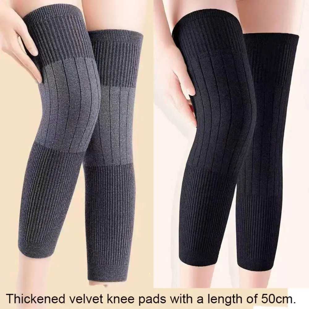 New Cashmere Wool Knee Brace Pads Protector BlackGrey Leg Warmers KneeCap Knee Warmers KneesW251024