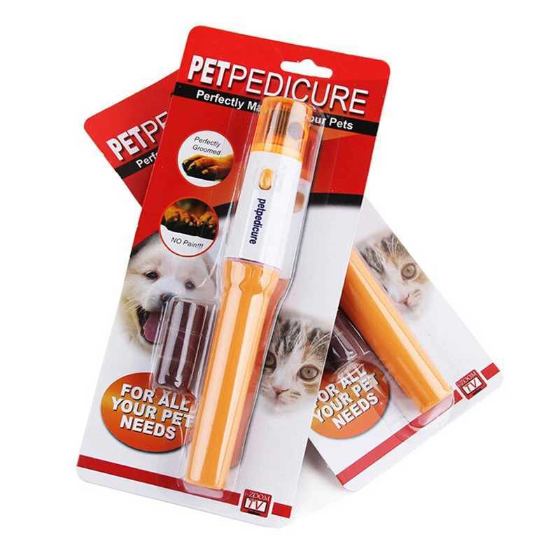 Pet Pedicure Tools Care File Electric Automatic Pet Grinder Pet Cat Puppy Paw Claw Toe Nail Grinder Grooming Trimmer Clipper Z20251024