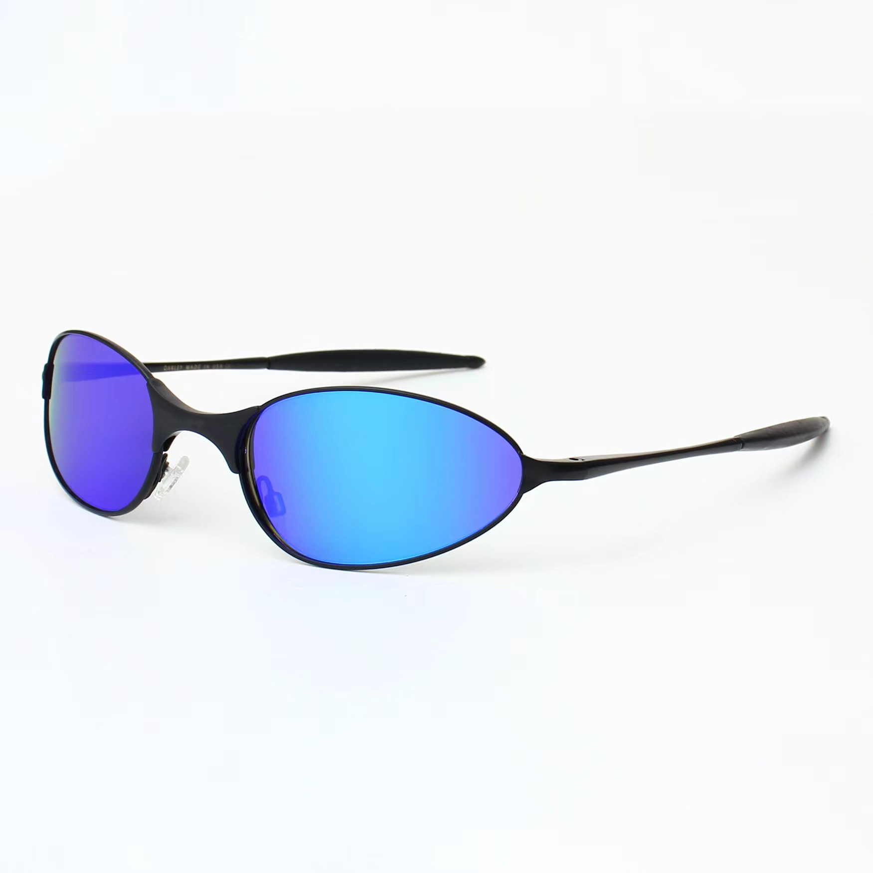 2025 Cross border Europe and America UV resistant sunglasses, men's trendy metal outdoor sports cycling sunglasses