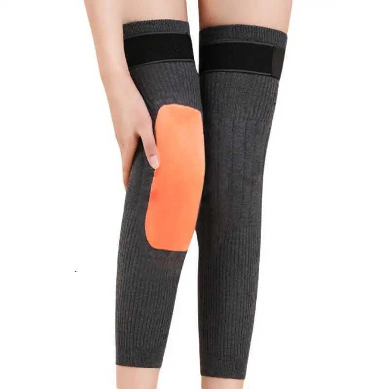 1 Pair Thermal Knee Sleeve NonSlip Elastic Wool Cashmere Knee Brace Support Protector Knee Warmer Pads Legging Stockings WrapsW251024