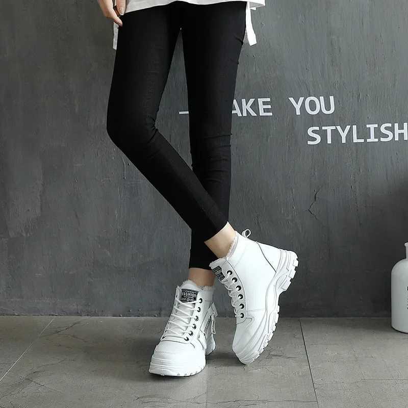 Snow Boots for Women New Casual Hightop Warm Sneakers Womens New Platform Ankle Boots Plus Size 45 Zapatillas De Mujer2025 W251024