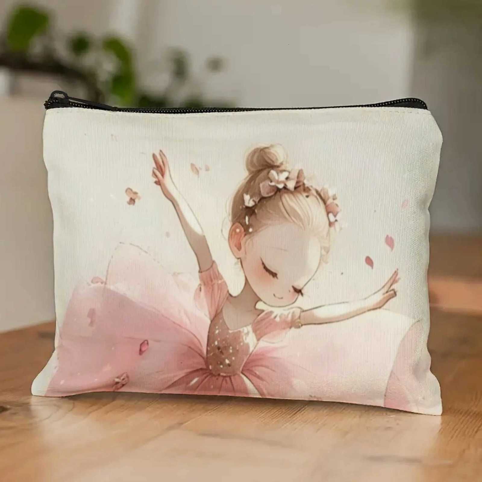 Dance girl Print Premium Zippered Makeup Bag Large Capacity Cosmetic Organizer Travel Toiletry Bag for Women Girls DesignT251024