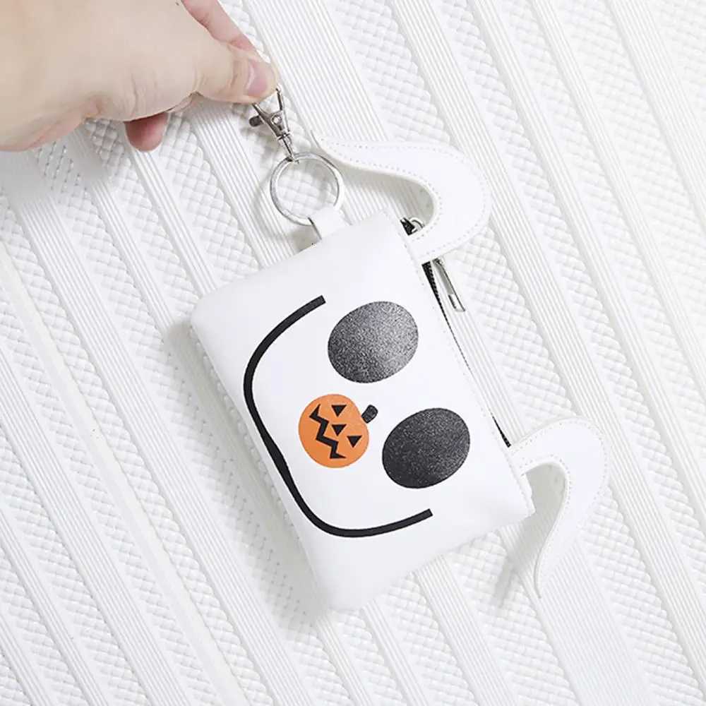Cartoon Cute Womens Card Bag Keychain Halloween Purse Unisex Protable Wallet Funny Smiling Lovely Devil Ghost Bag Coin Bag Z251023