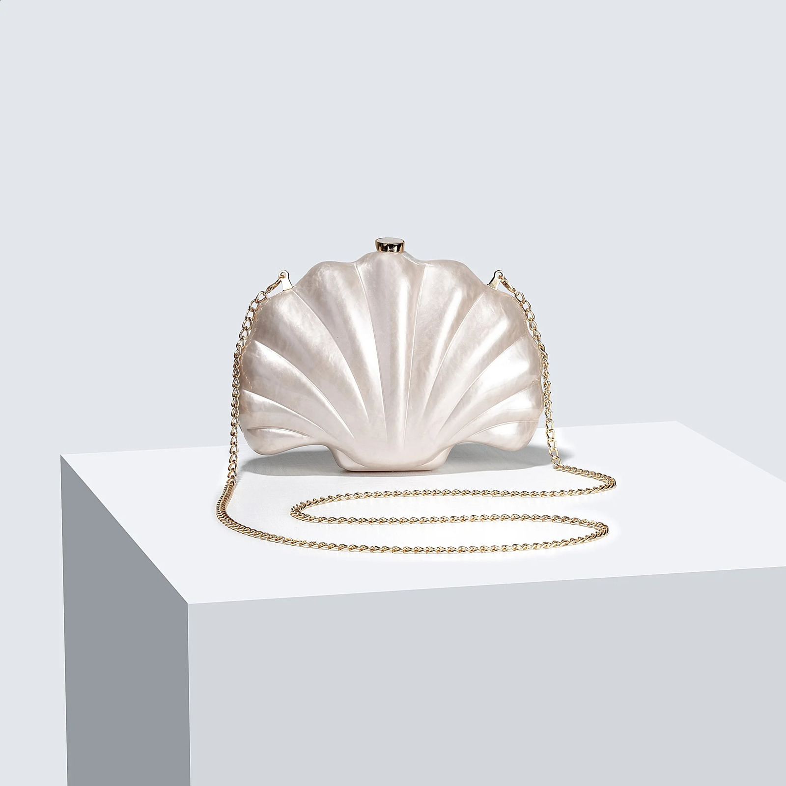 Women Acrylic Clutch Box Metal Handle Evening Bag Trendy Ladies Shoulder Crossbody Purse for Wedding Party Causal 251023