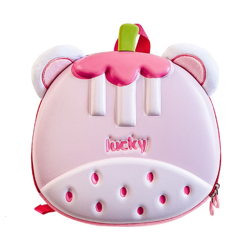 New fashion designer children's backpack cute kindergarten backpack girl boy lightweight eggshell bag