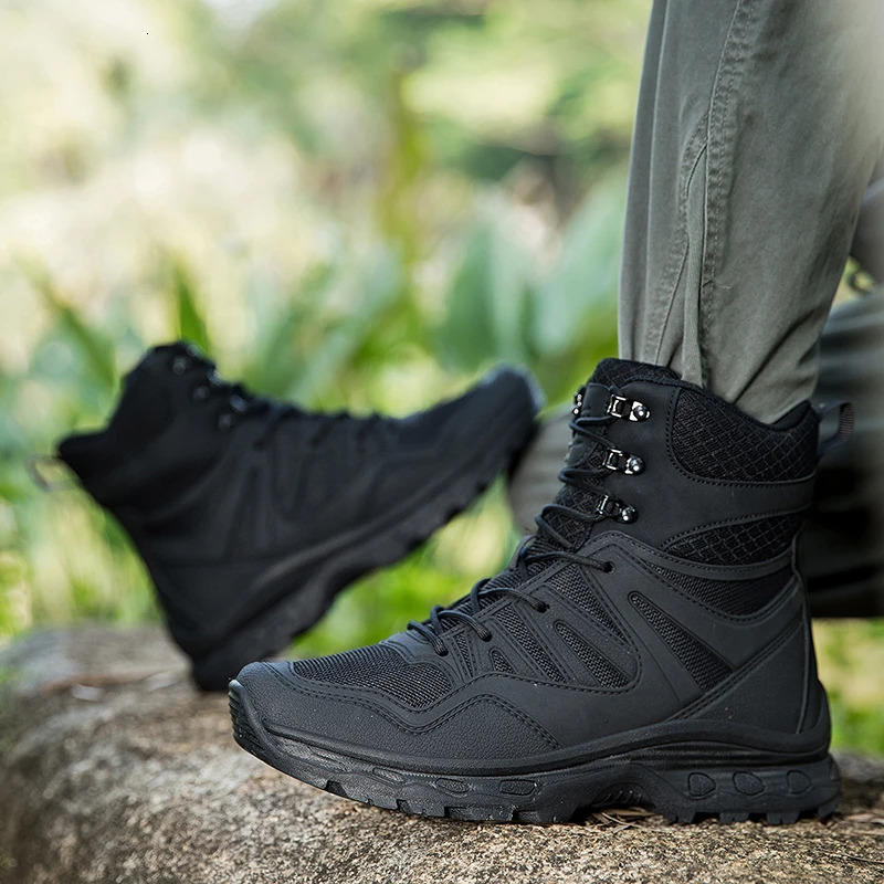 High Quality Camouflage Mens Hiking Boots Big Size 47 Training Tactical Boots Men Jungle Man Safety Shoes zapatos de senderismo 251021