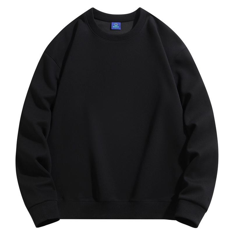 Autumn and winter pullover with velvet round neck sweatshirt, workwear, customized workwear, embroidered logo, advertising shirt, outerwear, cultural 