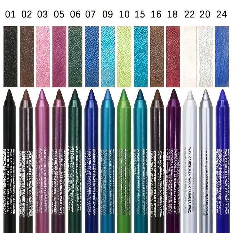 Silkworm Pearlescent Eyeshadow Pen Eyeliner Gel Pen Waterproof Eyebrow Pen High Gloss Color Eyeliner PenL251024