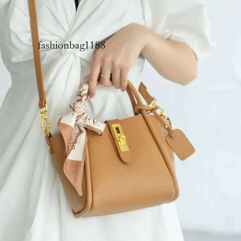 Women's Natural Cow Genuine Leather Shoulder Bag Female High Quality Designer Handbags Ladies Fashion Tote Crossbody Bags