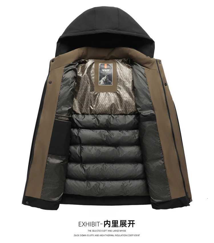 2024 new arrival winter hooded jacket silllike cotton jackets menmens fashion thicken warm parkas winter coat male MY011 Z251024