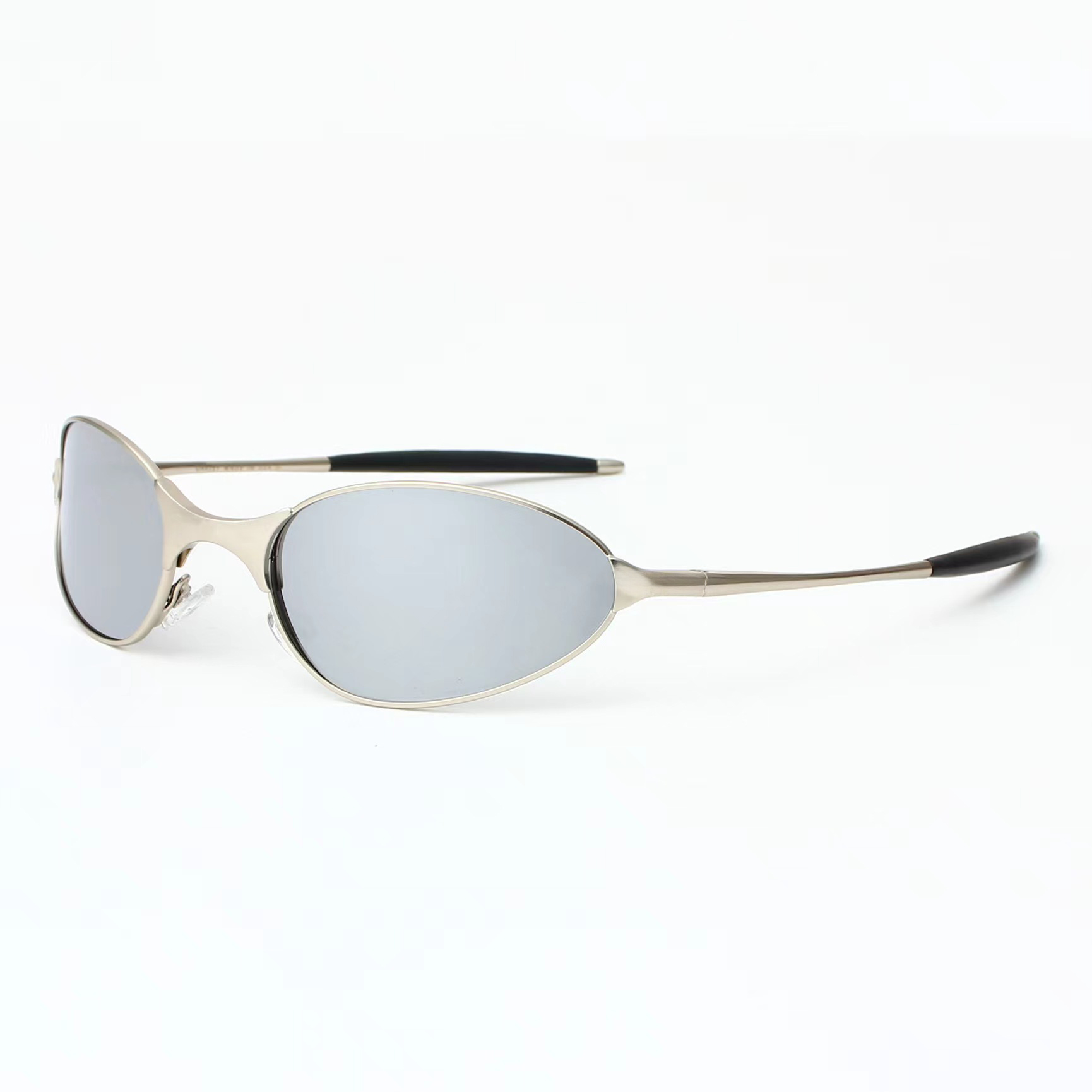 2025 Cross border Europe and America UV resistant sunglasses, men's trendy metal outdoor sports cycling sunglasses