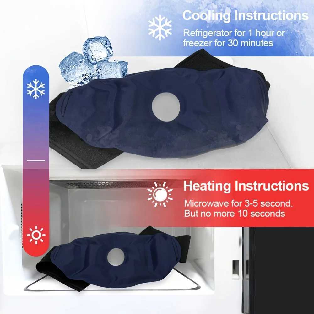 Reusable Knee Ice Pack Wrap Ice Pack for Knee Adjustable Cold Compress Cold Therapy Gel Pads for Pain Relief Sports InjuriesW251024