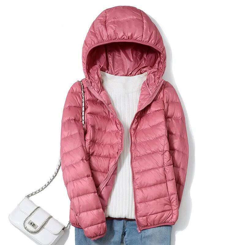 13 Color 2025 New Arrivals Women Fashion Short Ultralight Thin Packable Puffer Jackets Female Sweet Style Korean Down Coats