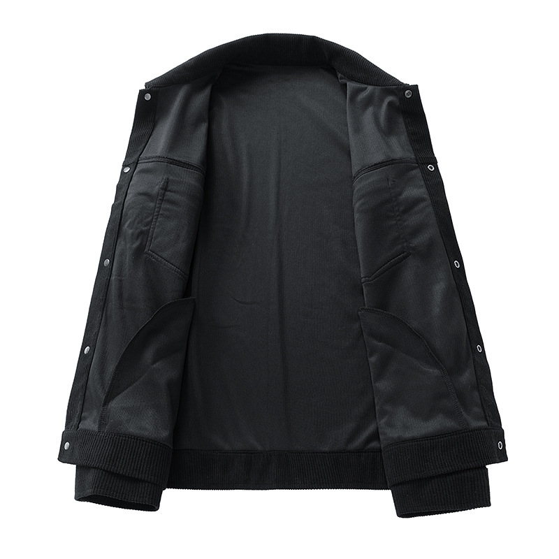 Extra Large Men's Jacket For Autumn And Winter, Loose Fit, Plus Size Baseball Jacket, Corduroy Designer Hoodie Jacket Tracksuit Men Polo Veste Co