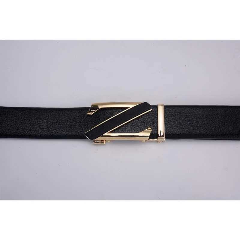 Fashion Retro Mens Letters Automatic Buckle Belt Simple Suit Casual Belt Suitable For Mens Various Formal Occasions W251024