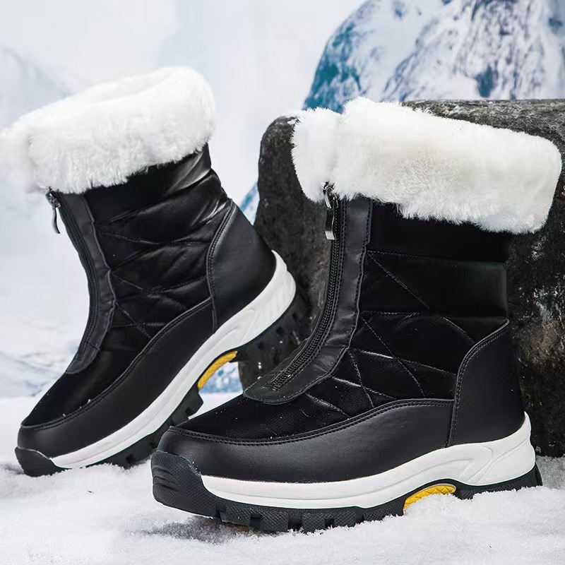 designer fluffy slipper platform slippers scuffs wool shoes sheeps kin fur leather womens snow boots casual women goutside sliders leather bootWinter 