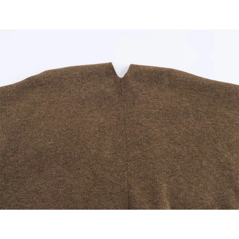 Womens Loose Long Cloak Jackets for Women Autumn Knitted In Cape Coats And Holiday Casual Poncho Outerwear 251021