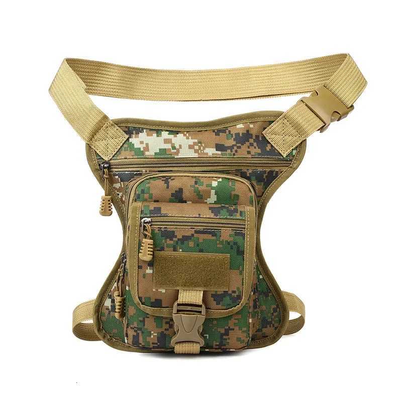 New Motorcycle Drop Leg Bag Camouflage Waterproof Waist bag Outdoor Multifunctional Travel Hiking Portable Motorcycle Leg bagsL251024