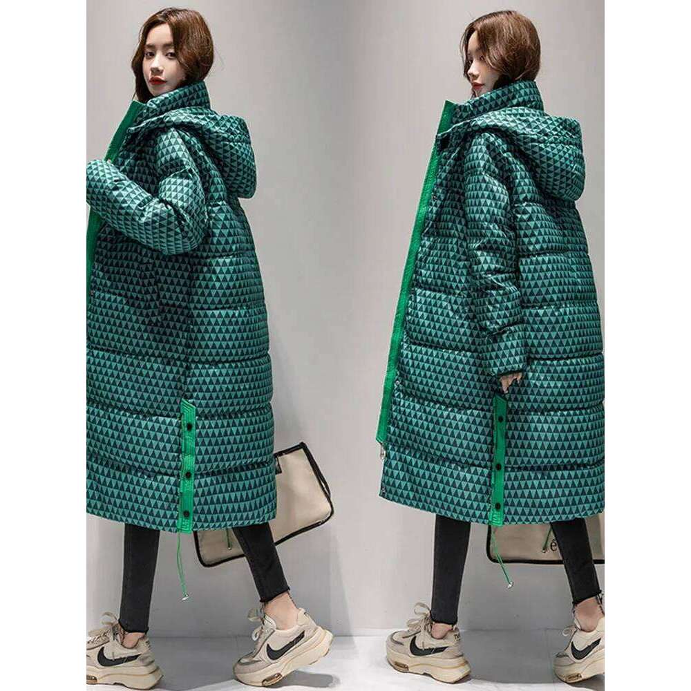 Snow Padded Warm Down Jacket Winter Women Waterproof Coat Oversized Thick Long Parkas Hooded Jaqueta Feminina