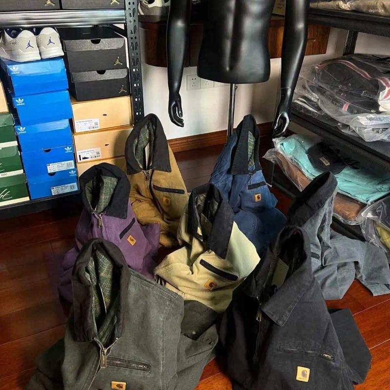 Men's Jackets J97 American Vintage Tooling Jacket Old Detroit Denim Lapel