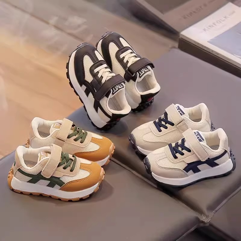 Autumn new children's luminous shoes, casual leather fashion trendy shoes, Korean version double cotton shoes, casual children's shoes