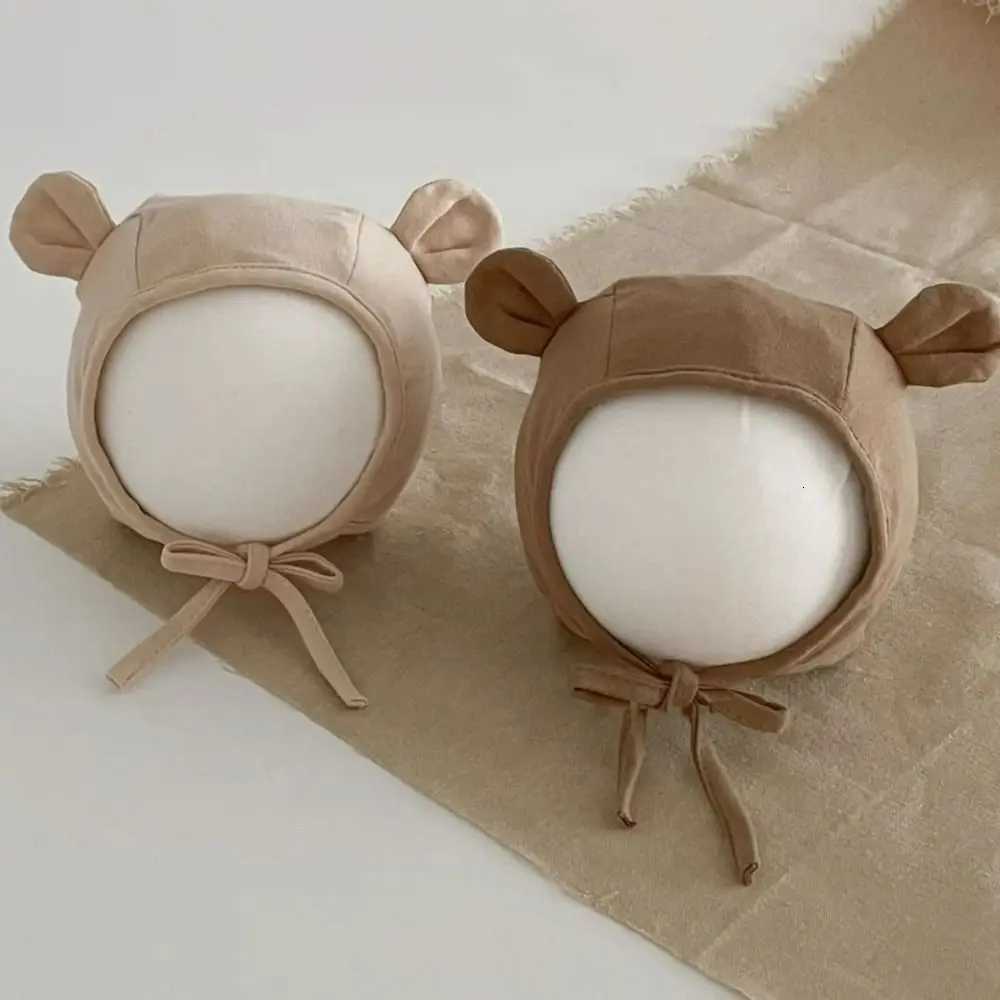 Allmatch Cotton Newborn Cap Bear Ear Breathable Fetal Hat Baby Ear Protection Cap UnisexL251024