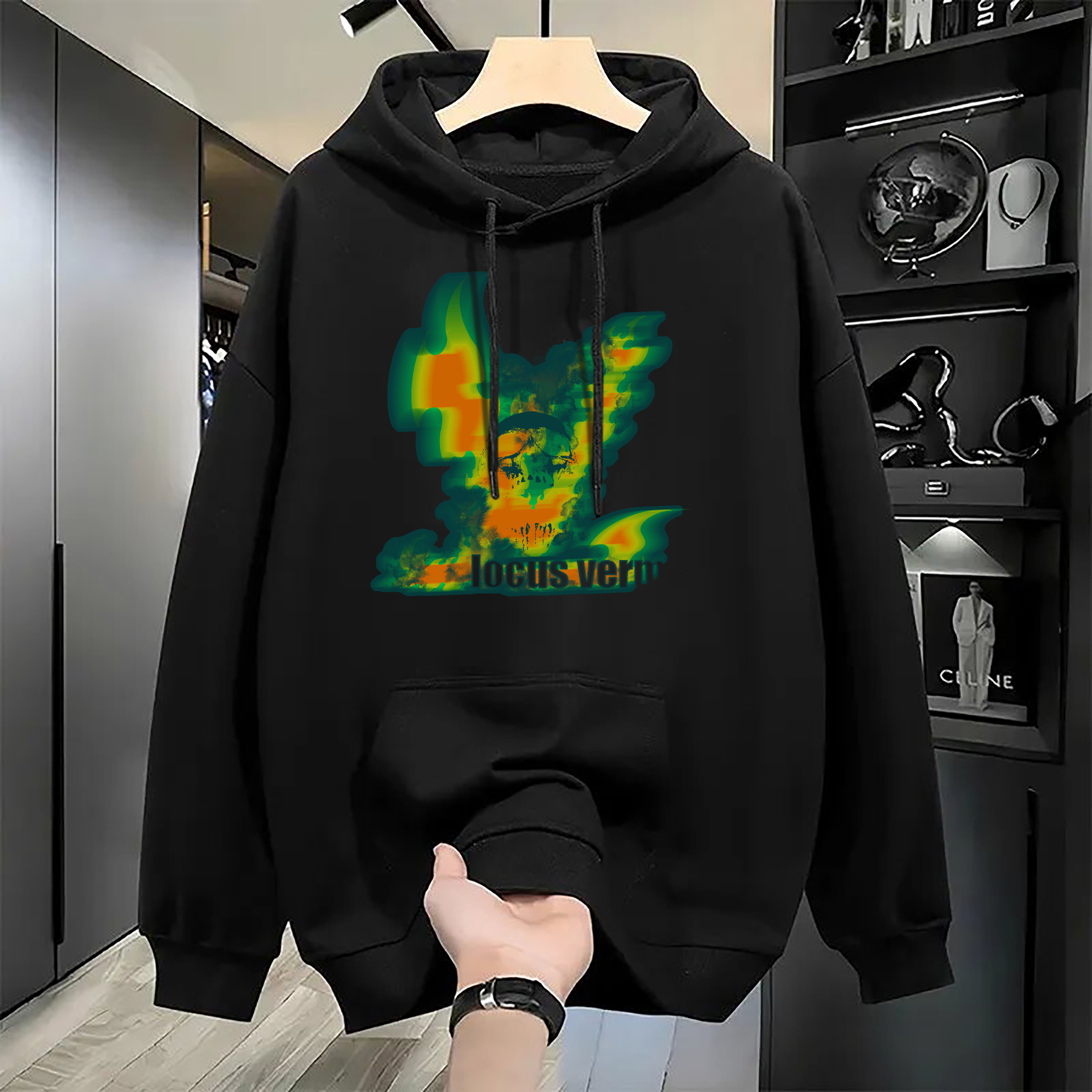 Designer Men's Hoodies Luxury Brand Casual Memories Collection Zip Up Hoodie Grunge Streetwear Sweatshirt Women Tops Goth Oversized Men Clothing 