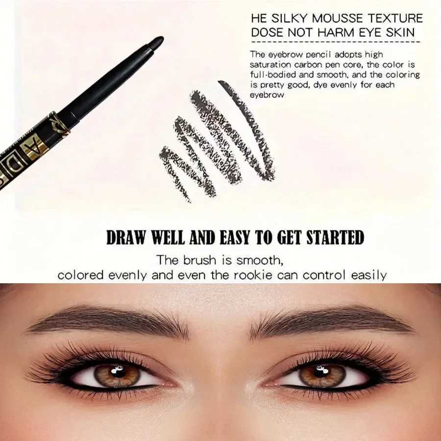 23pcs LongLasting Waterproof Black Eyeliner Pencils Smudge Sweat Proof for Bold Eye MakeupL251024