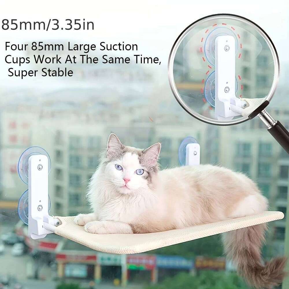 designer brand Cat nest super suction cup swing sun can be removed and washed mattress windowsill glass hanging bed pet supplies