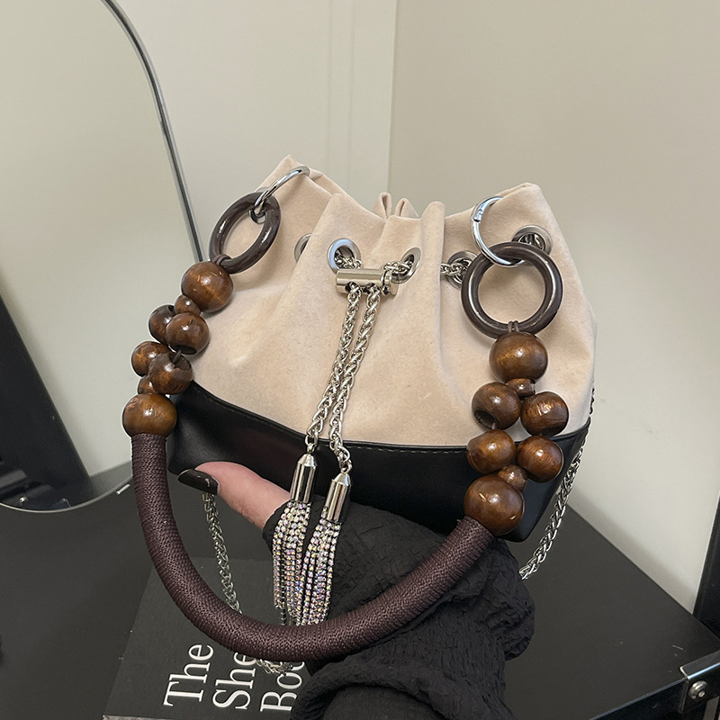 Luxury Brand Designer Bag Autumn Winter Deerskin Velvet Bag Women 2025 New Versatile Crossbody Bag Mini Handbag Small Tote Bucket Bag