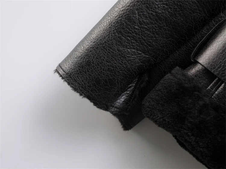 The womens jacket with extra thick warm and lamb feather rider artificial fur 251021