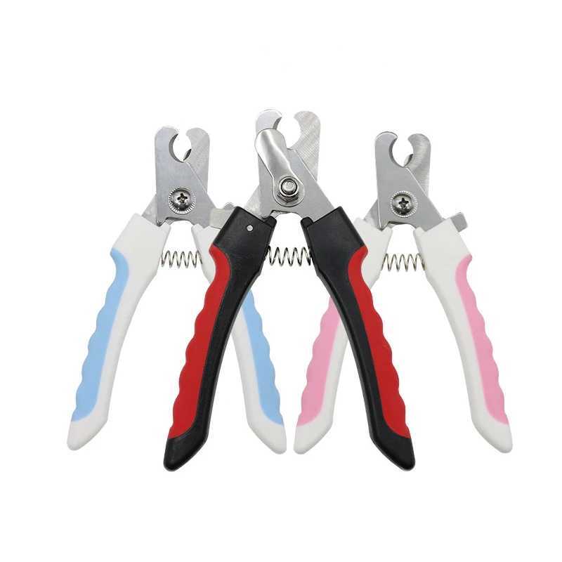 Pet Nail Clippers Pet Dog Cat Grooming Nail Scissors Stainless Steel Straight Handle Clippers Pet Supplies Z20251024