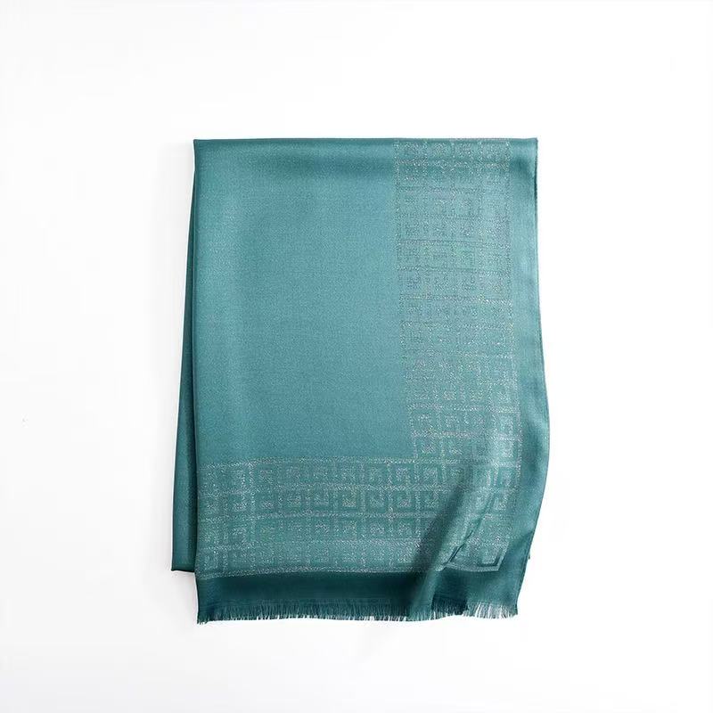T2134 new summer headscarf fashion silk scarf fashionable and versatile shawl dustproof high-grade Tencel cotton