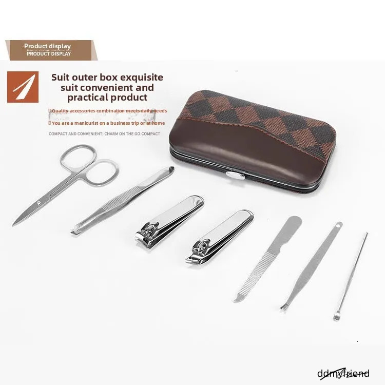 Complete Manicure Set: Round Tail Contouring Clippers, Nail Cutter, And Beauty Tool Kit Ddmyfriend