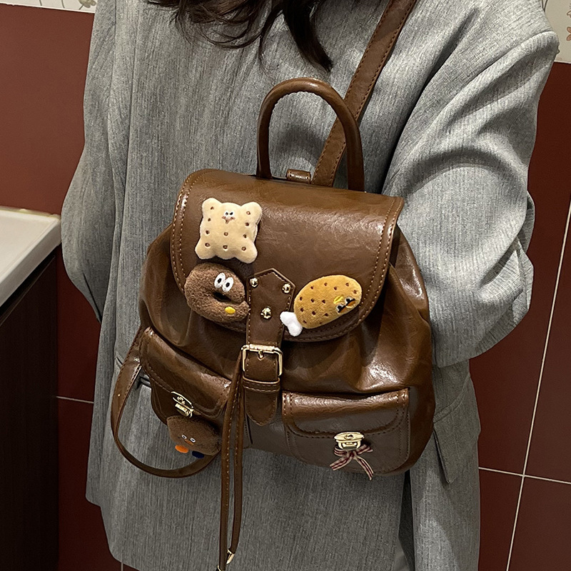 Luxury Brand Designer Bag This Year's Trendy Super Hot Women's Backpack 2025 New Versatile Back Bag Exquisite Mini Niche School Bag