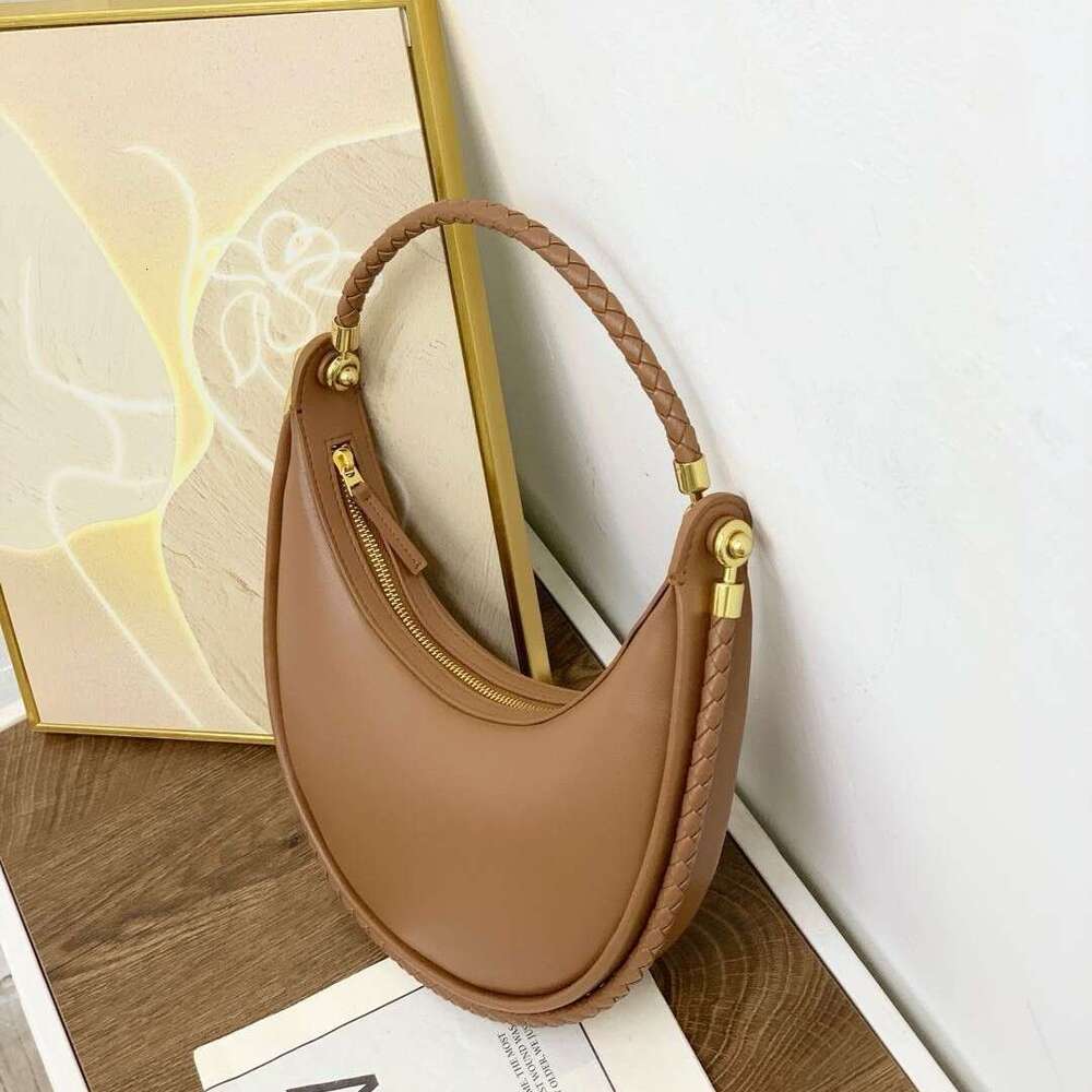 Luxury bag New Woven Half Moon Braided Rope Underarm Fashion Handheld Shoulder Crossbody Dumpling Bag for Women