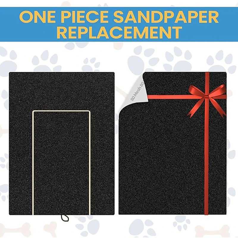 Pet Nail File Board Dog Paw Nail Scratch Pad Trimming Emery Sandpaper Filing Scratch board Polish Pads Z20251024