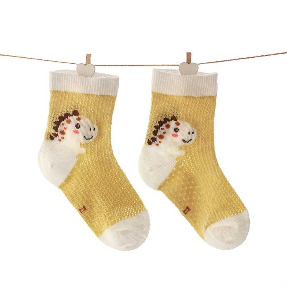 5Pairslot Summer Spring Baby Socks Cotton Animal Cartoon Cute Kids Socks Mesh Thin Lovely Colorful Socks J251024