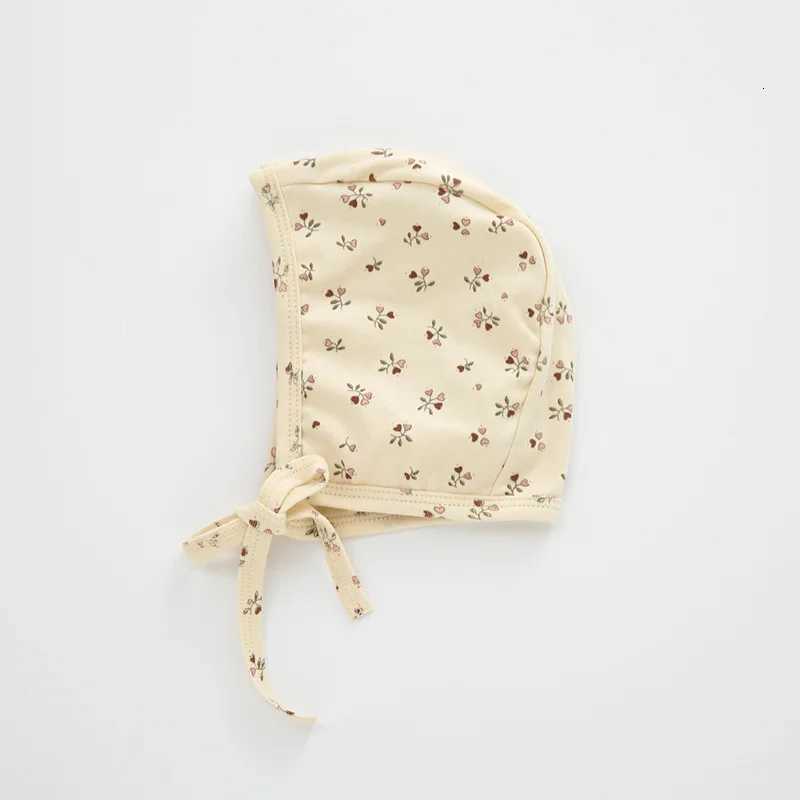 Cotton Baby Hats Floral Girl Boy Sun Hat Soft Newborn Bonnet Toddler Summer Adjustable Cap Children Outdoor Hair AccessoriesL251024