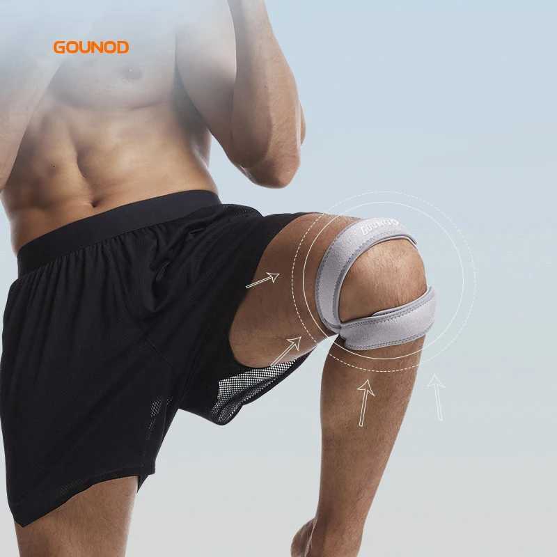 1pc Sports Silicone Patella Pressurized Meniscus Patella Running Mountaineering Breathable Basketball Knee Pads Knee PadsW251024