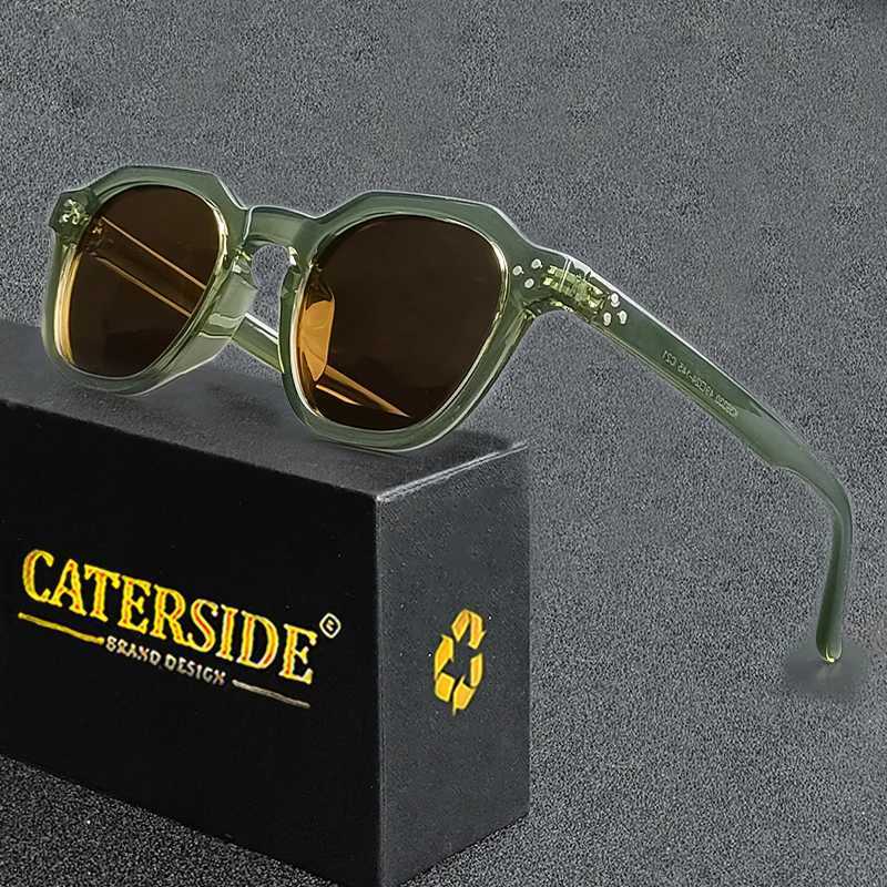 Caterside New Retro Polarized Men Sunglasses Square TR90 Frame Women Sun Glasses Outdoor Driving Fishing High Quality UV400 GiftT251024