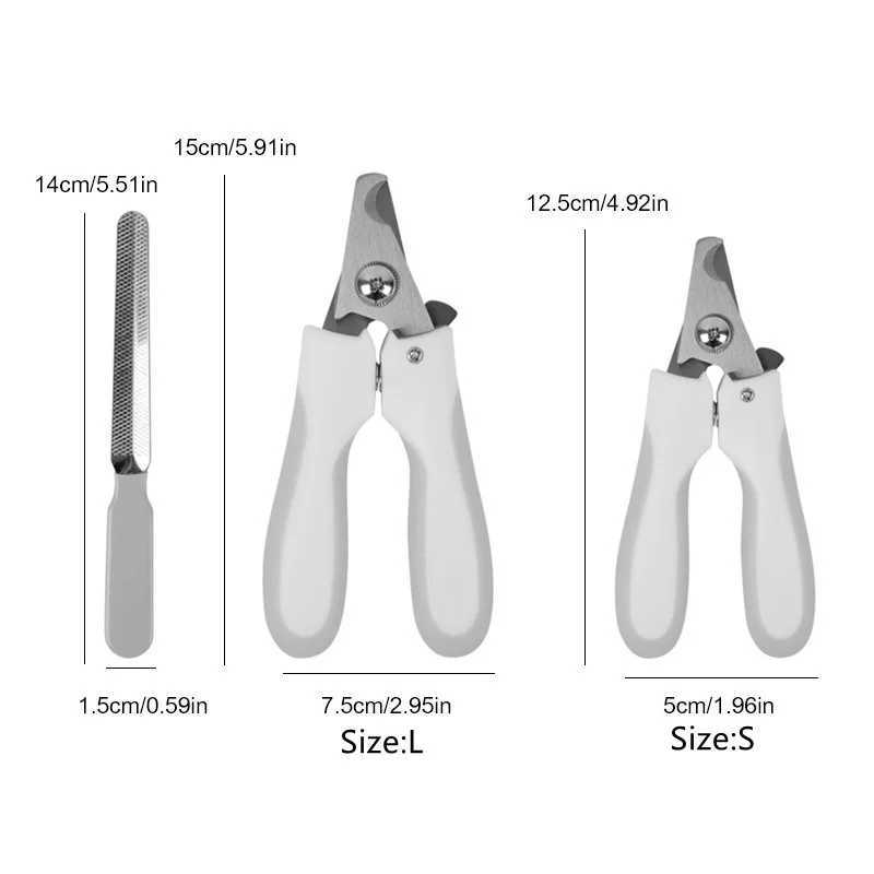 Pet Grooming Scissors Dog Cats Supplies Pet Nail Clipper Pet Accessories Animal Trimmers Nail File Claw Cutters Cut The Nails Z20251024