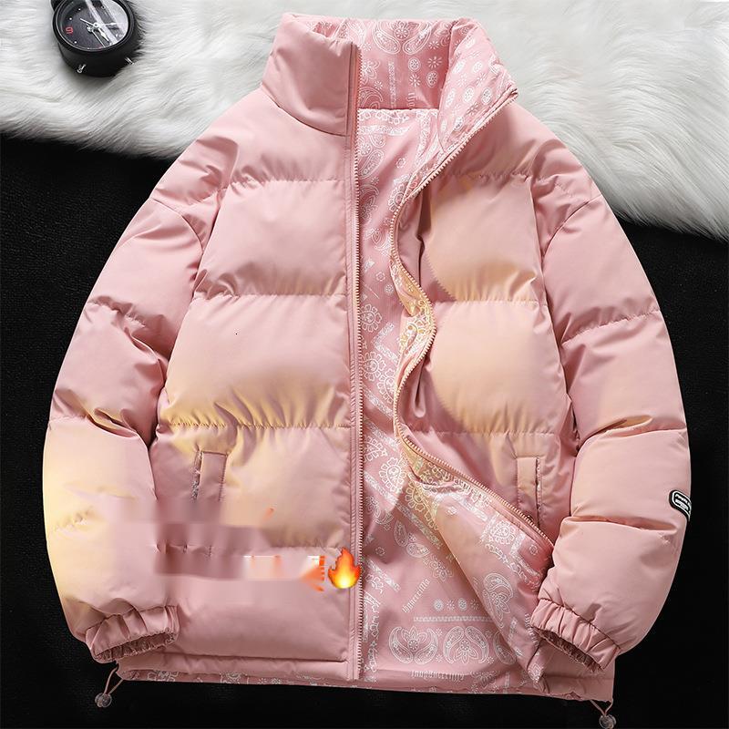 AOLADA Reversible 2025 Hot-Selling Autumn Winter Men's Cotton Jacket Casual Thickened Warm Couple Style Puffer Jacket