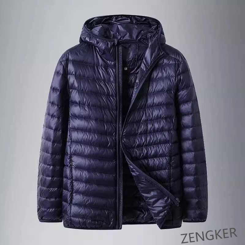 14XL big size light hooded mens down jacket large size coat man puffer plus size winter jacket men 12XL 11XL 10XL Z251024