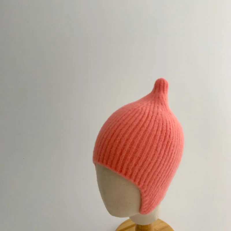 Autumn Winter Baby Hat 2024 Baby Beanie Ear Protection Cap For Girls Boys Soft Baby Bonnet Cap Baby Pullover Wool HatL251024