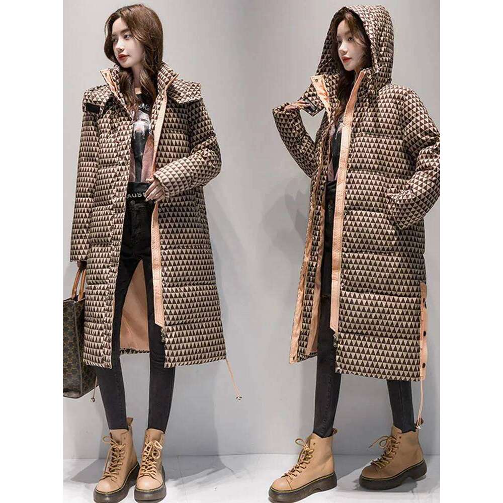 Snow Padded Warm Down Jacket Winter Women Waterproof Coat Oversized Thick Long Parkas Hooded Jaqueta Feminina