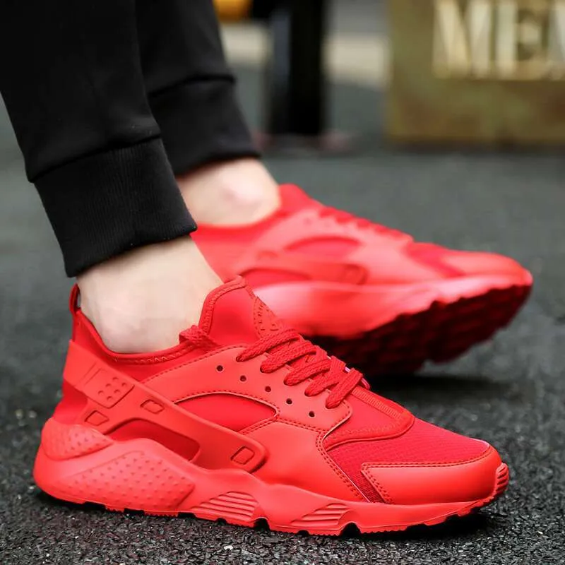 Thick casual 2024 new men's lightweight outdoor fashionable women's running shoes breathable mesh casual shoes