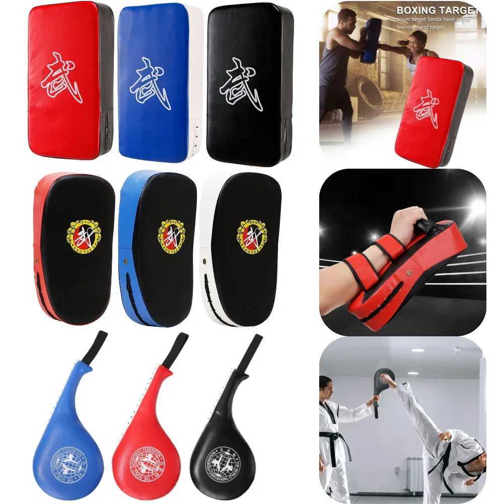 Fitness Taekwondo Kick Pad Kickboxing Punching Bag Boxing Mat Sandbag PU Training Equipment Taekwondo Foot Target Strike Shield Y251023