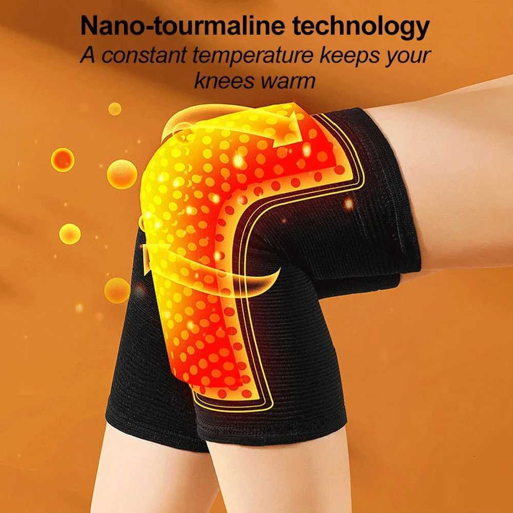 2PCS New Self Heating Knee Braces Sleeve Tourmaline Knee Support Far Infrared Keep Warm Knee PadsW251024